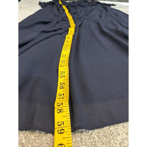 Jessica Howard Navy Chiffon Overlay Gown 20W Formal Evening Maxi Dress NWT - Picture 8 of 8